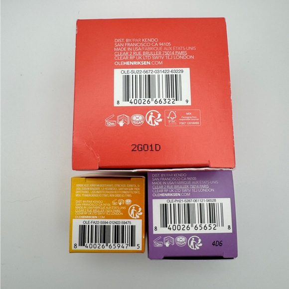 x3 pc Ole Henriksen Set Beamcream Moisturizer Strength Trainer Banana Bright Eye - Picture 2 of 10